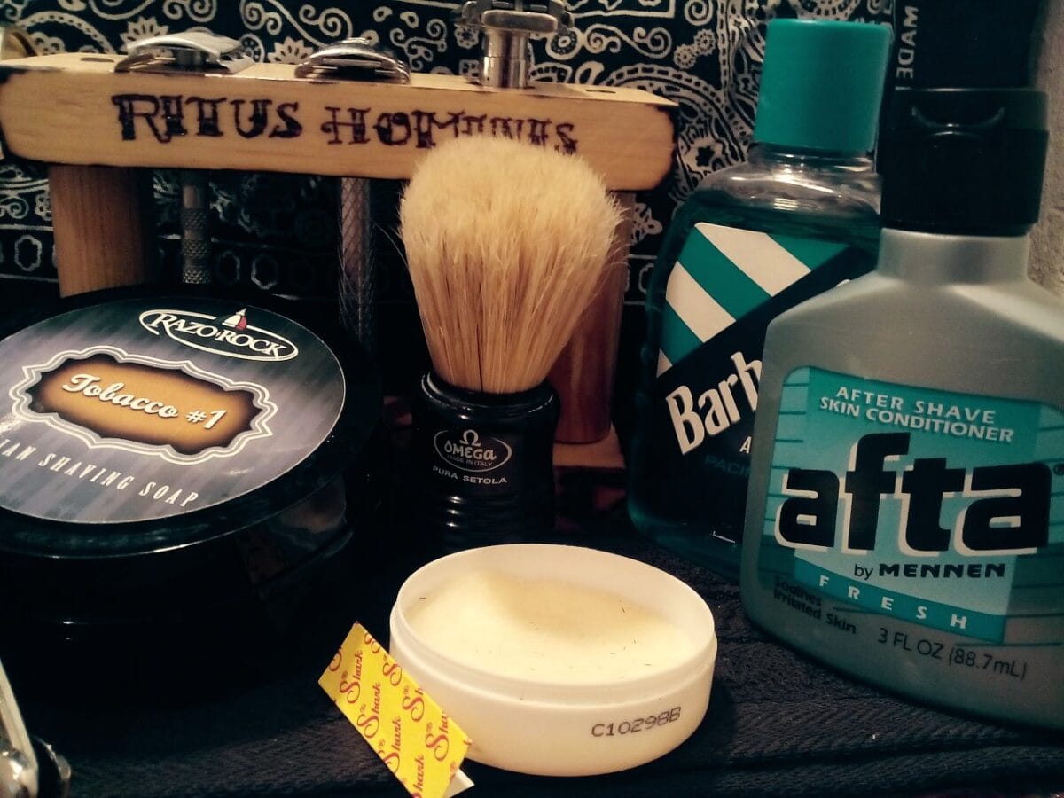 Brocha, jabones y afters