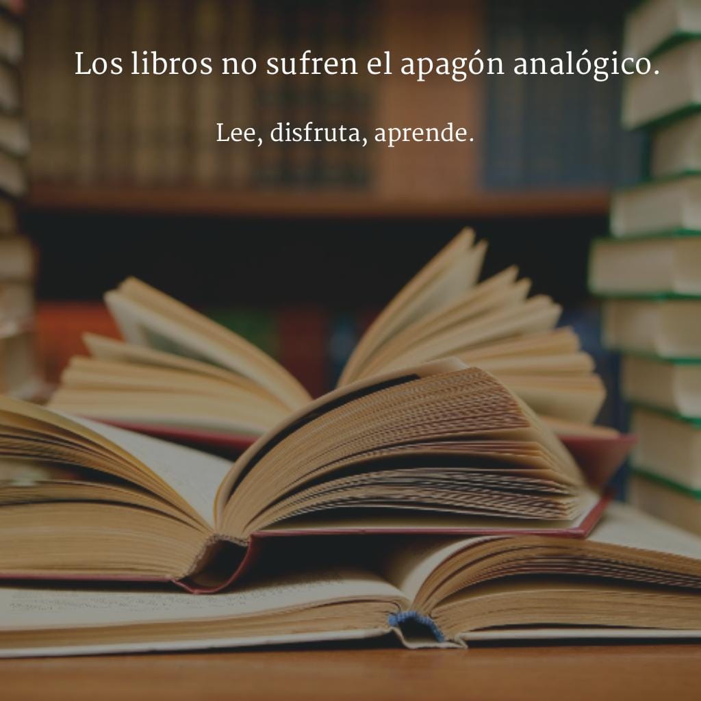 Los libros no sufren el apagón analógico