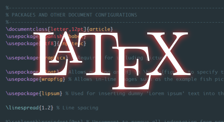 Featured image of post Aprendiendo a generar documentos con LaTeX