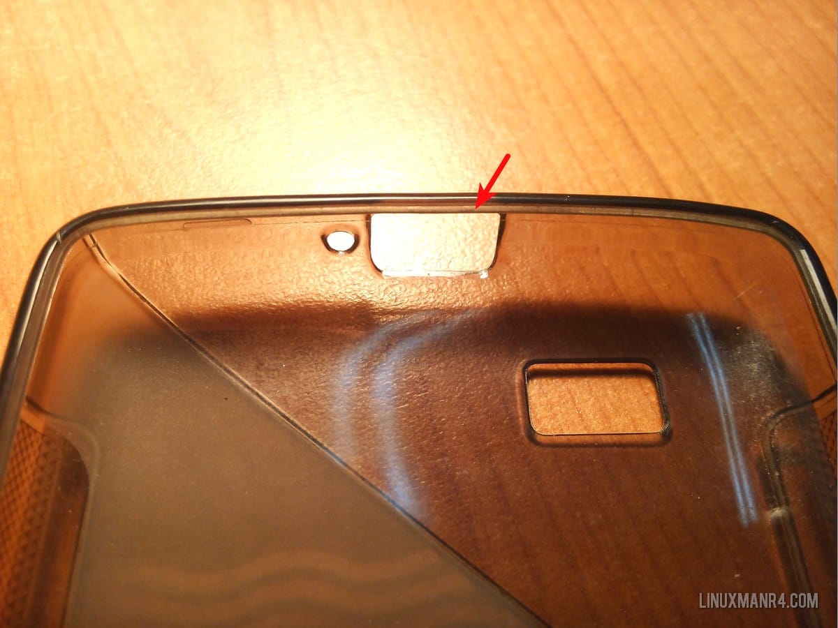 Abertura lo suficientemente grande