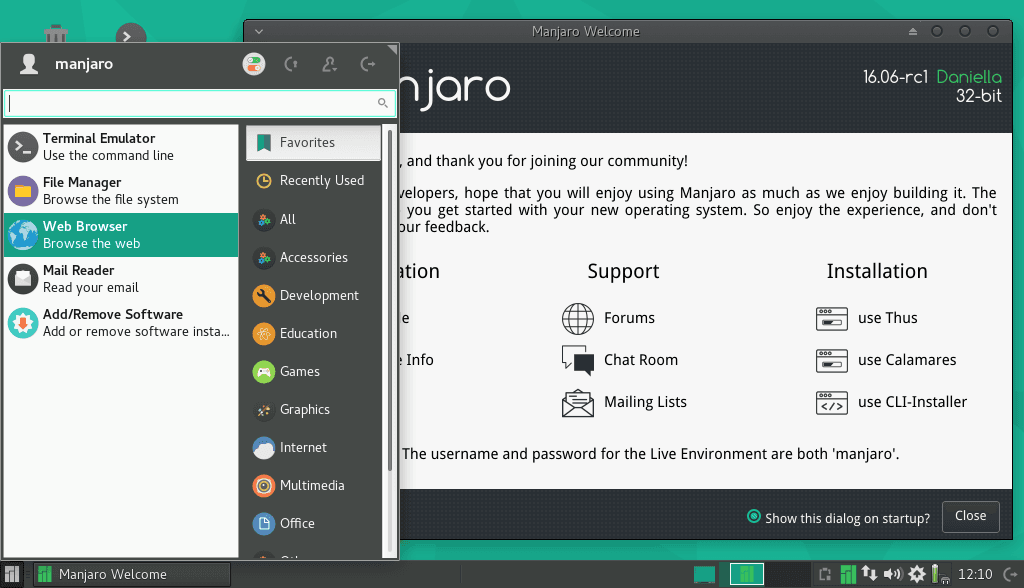 manjaro-1606rc1