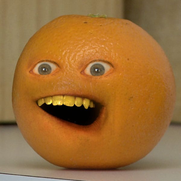 orange face