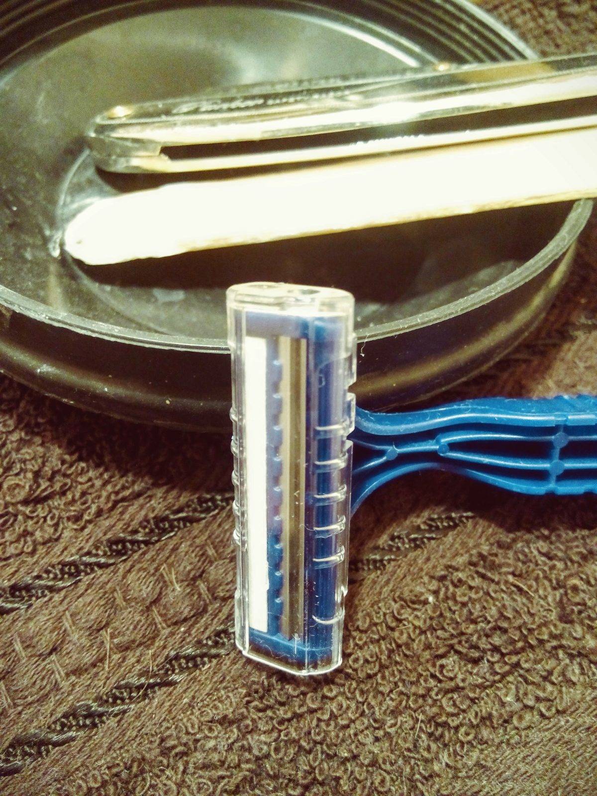 Acercamiento al cabezal del rastrillo.