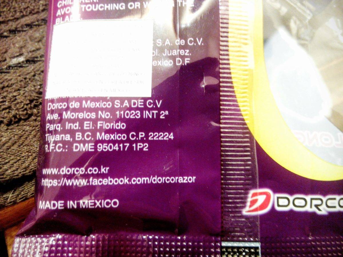 Dorco Hecho en México