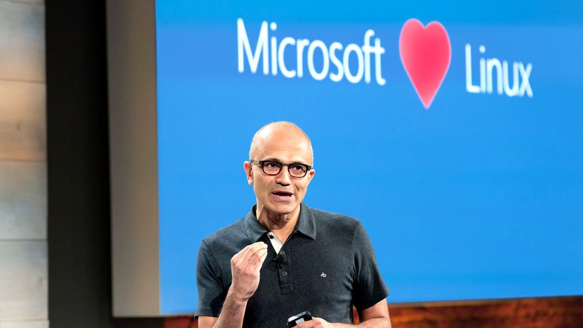 microsoft loves linux