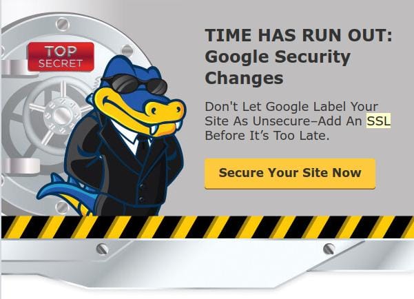 Hostgator ofreciendo el servicio de SSL.
