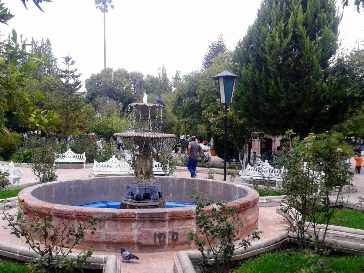 Jardín principal de Jerez Zacatecas.