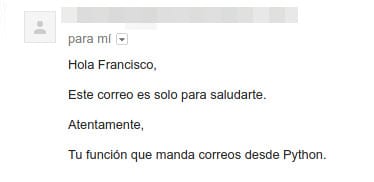 funcion que envia correos en python