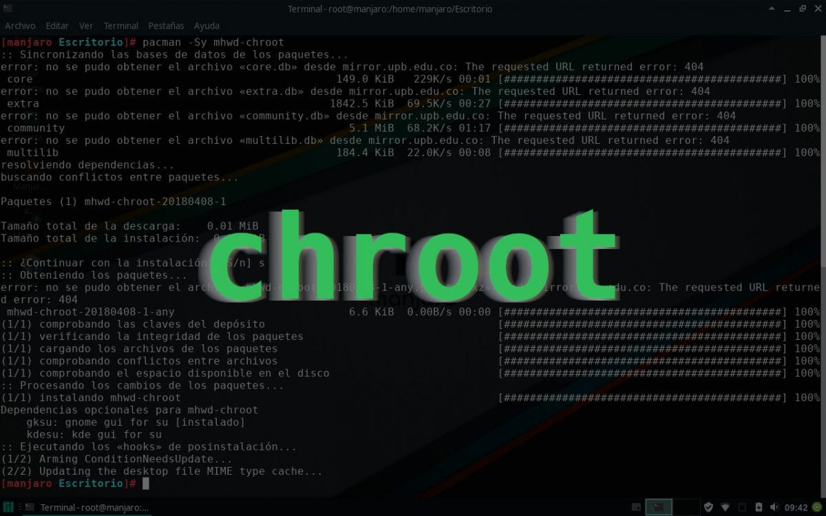 Featured image of post Como hacer chroot en Manjaro