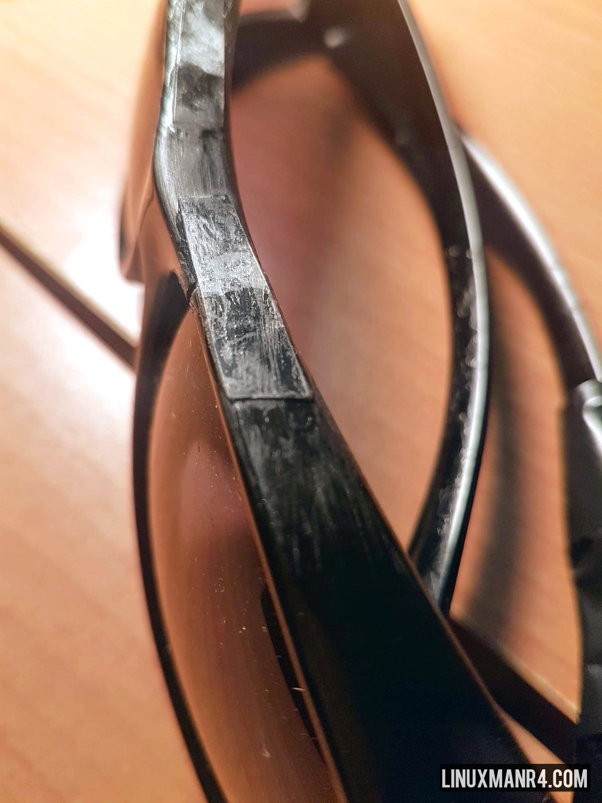 Lentes con todas las piezas en su lugar.