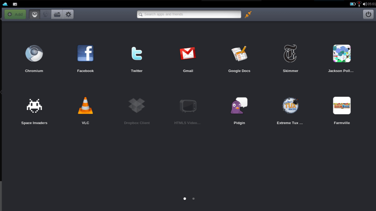 Así se veía JoliOS.