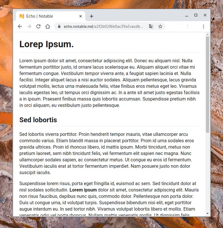 Un ejemplo de un archivo compartido en notable.