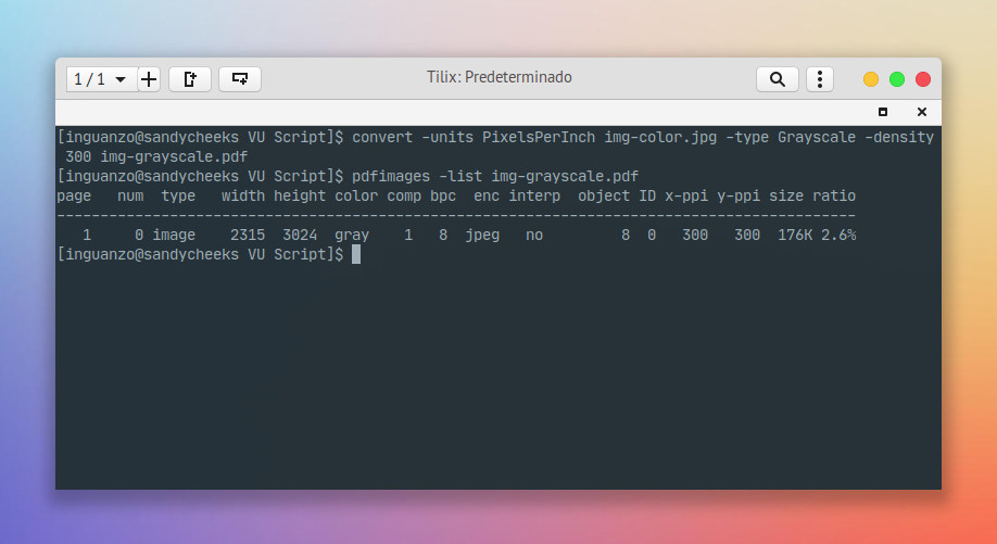 Comando propuesto usando imagemagick.