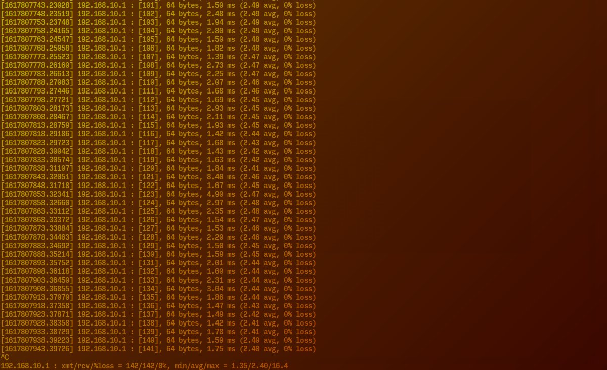 Featured image of post fping para monitorear la salud de las conexiones de red.