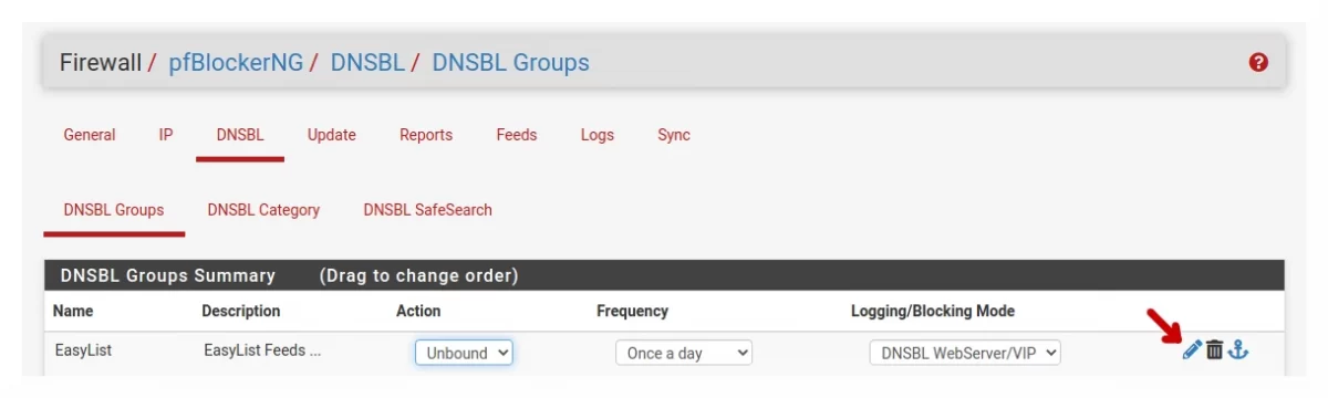 Menú de pfBlockerNG
