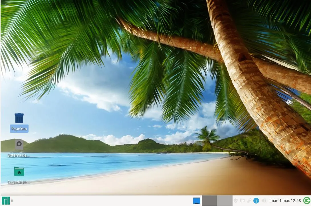 Manjaro listo para trabajar.