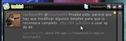 Twitter si sirve de algo. :)
