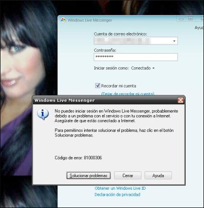 Error en la conexiÃ³n al Messenger Numero 81000036
