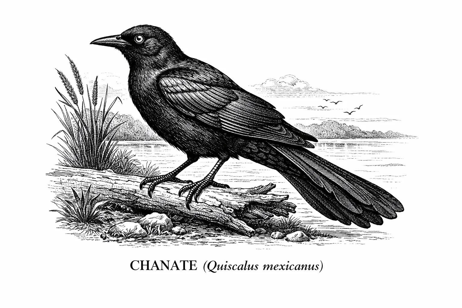 Chanate (Quiscalus Mexicanus)