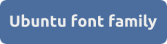Ubuntu font family